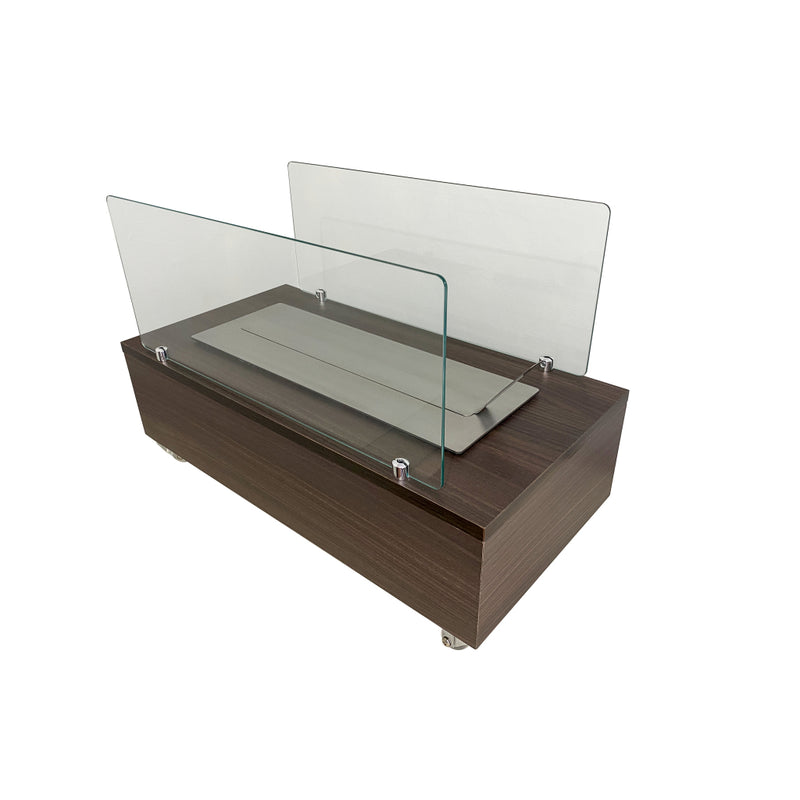 Lareira Ecológica Eco One Box Marrom