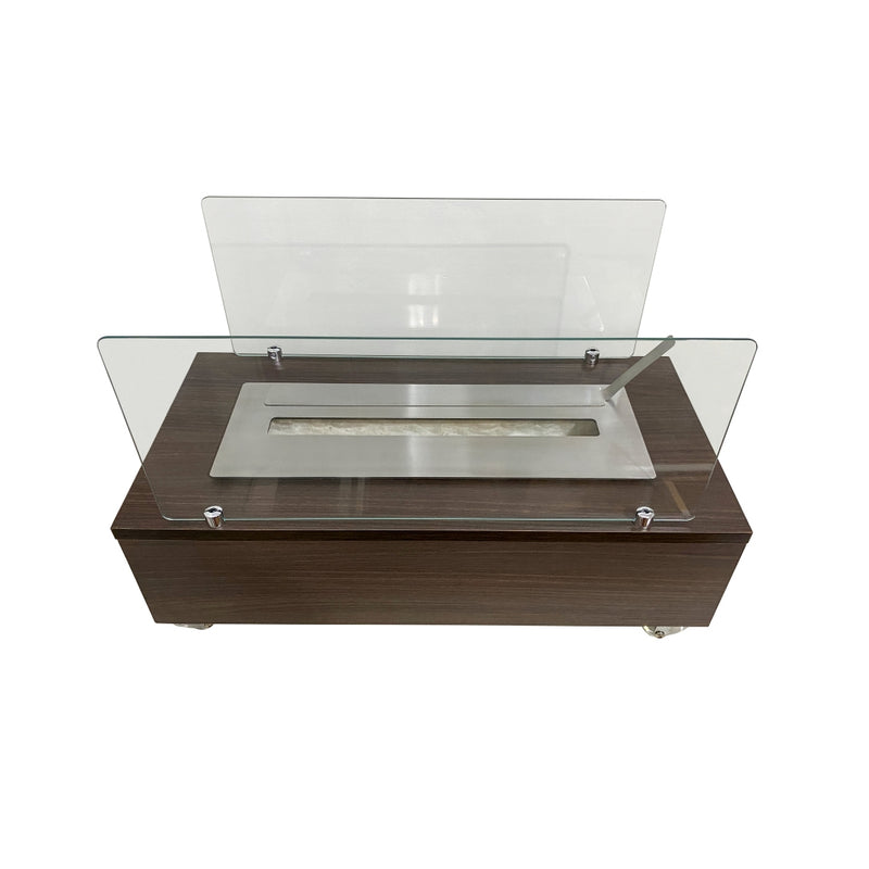 Lareira Ecológica Eco One Box Marrom